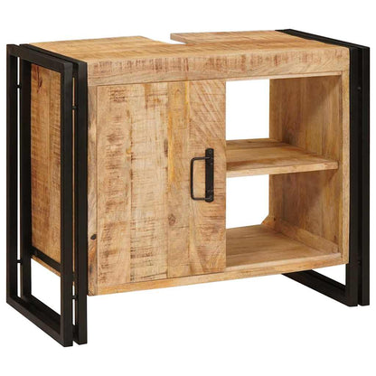 Bathroom Sink Cabinet 71 x 33 x 58 cm Solid Mango wood and Iron