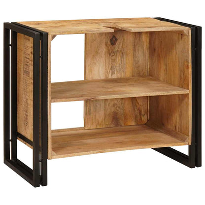 Bathroom Sink Cabinet 71 x 33 x 58 cm Solid Mango wood and Iron