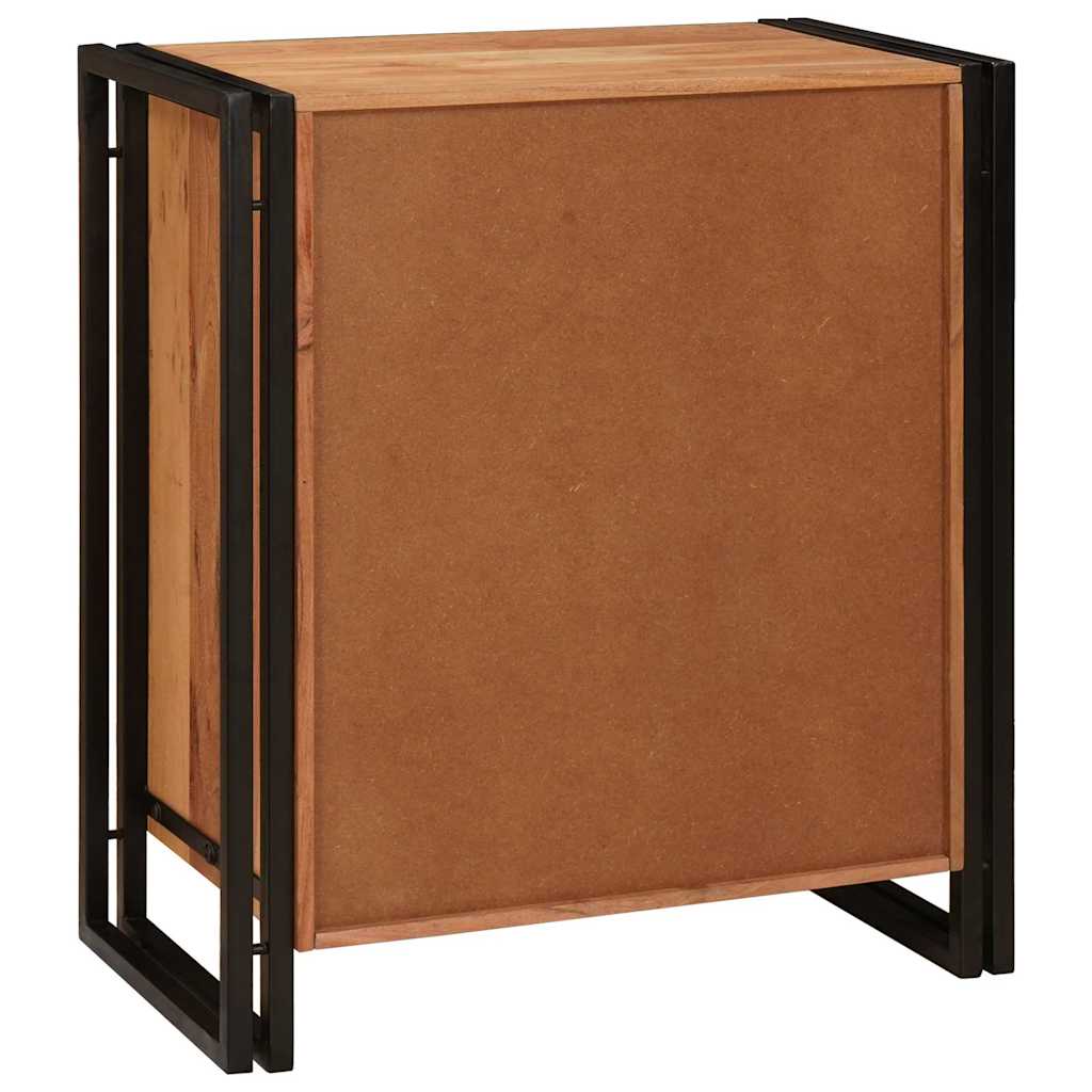 Bedside Cabinet Brown 38 x 33 x 58 cm Solid acacia wood