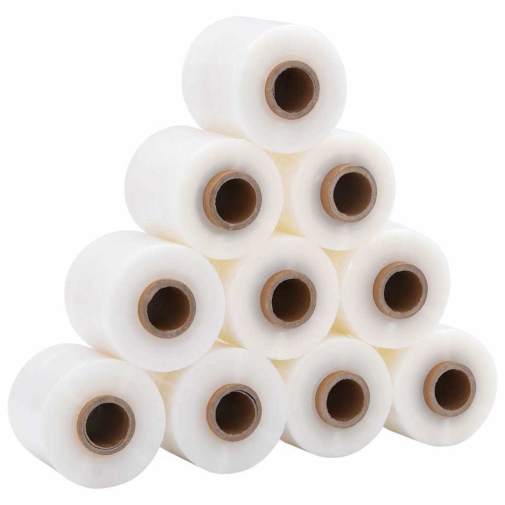 Stretch Films 10 pcs Transparent 23 µm 10 cm x 300 m