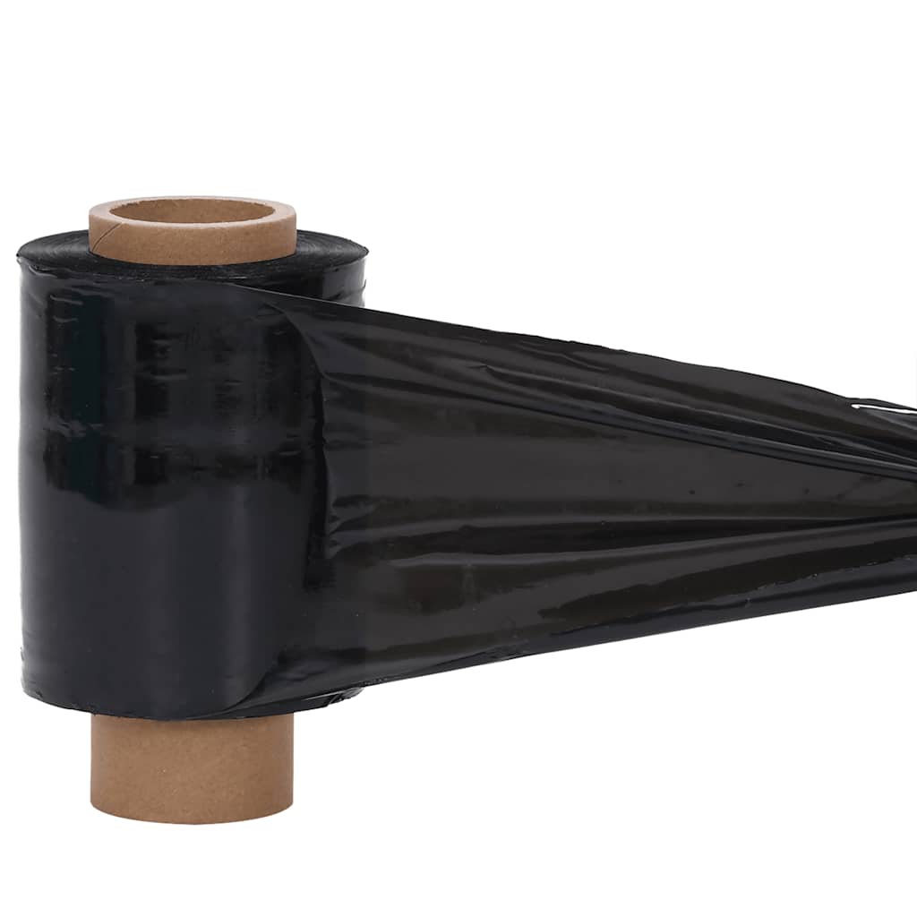 Stretch Films 10 pcs Black 23 µm 10 cm x 150 m