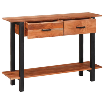 Console Table Brown 110 x 30 x 75 cm Solid acacia wood