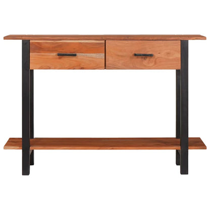 Console Table Brown 110 x 30 x 75 cm Solid acacia wood
