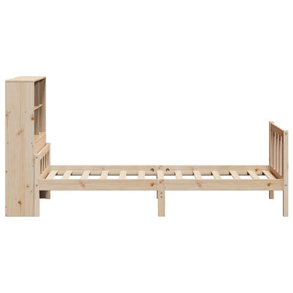 Bookcase Bed without Mattress 90x190 cm Single Solid Wood Pine