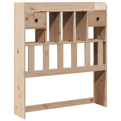 Bookcase Bed without Mattress 90x200cm Solid Wood Pine