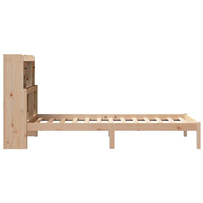 Bookcase Bed without Mattress 90x190 cm Single Solid Wood Pine