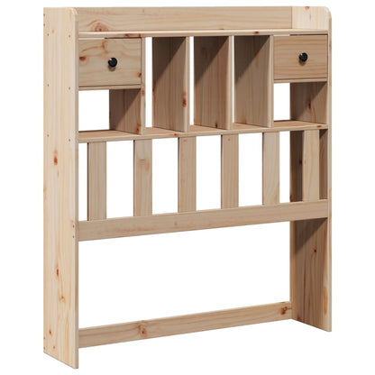 Bookcase Bed without Mattress 100x200cm Solid Wood Pine