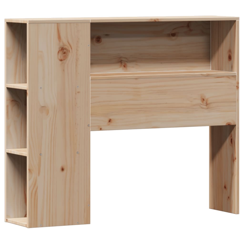 Bookcase Bed without Mattress 90x200cm Solid Wood Pine