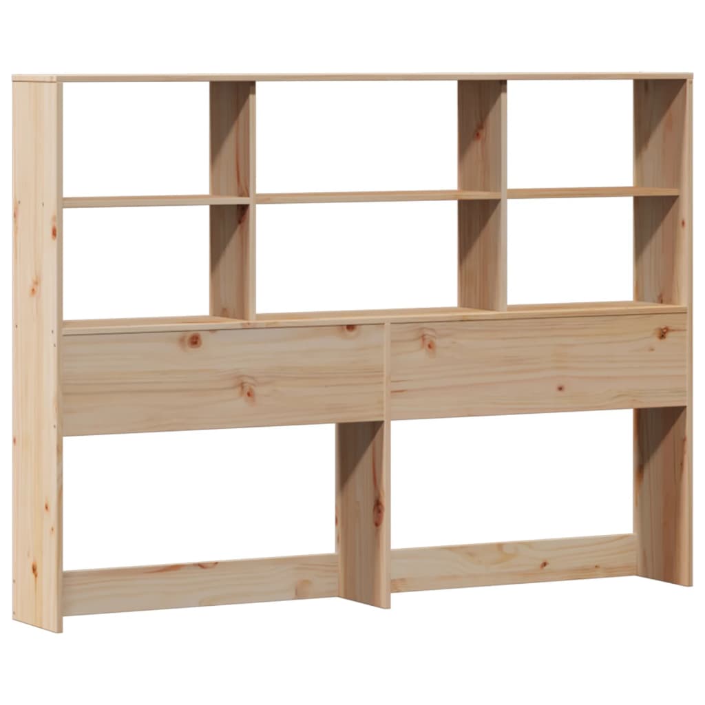 Bookcase Bed without Mattress 160x200cm Solid Wood Pine