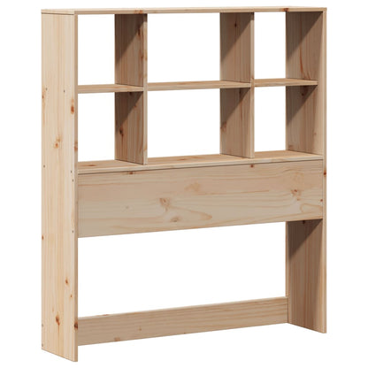 Bookcase Bed without Mattress 90x200cm Solid Wood Pine