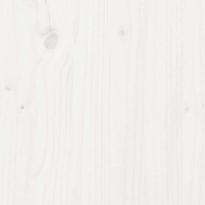 Bookcase Bed without Mattress White 75x190cm Solid Wood Pine