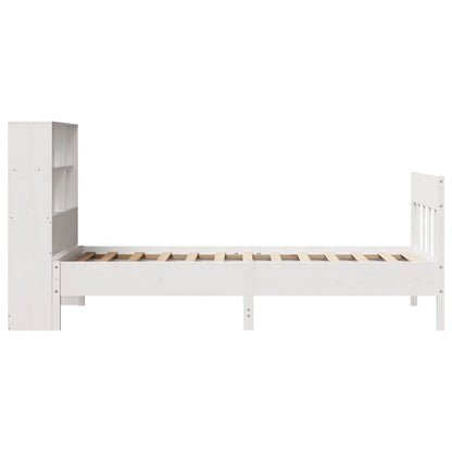 Bed Frame without Mattress White 90x200 cm Solid Wood Pine