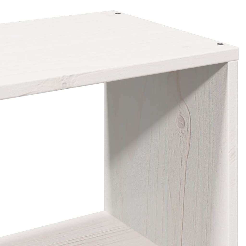 Bed Frame without Mattress White 90x200 cm Solid Wood Pine