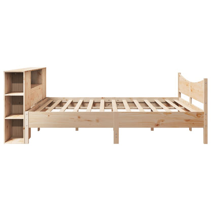 Bed Frame without Mattress 200x200 cm Solid Wood Pine