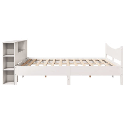Bed Frame without Mattress White 180x200 cm Super King Solid Wood Pine