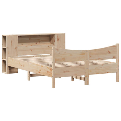 Bed Frame without Mattress 120x190 cm Small Double Solid Wood Pine