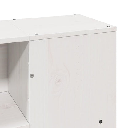Bed Frame without Mattress White 140x200 cm Solid Wood Pine