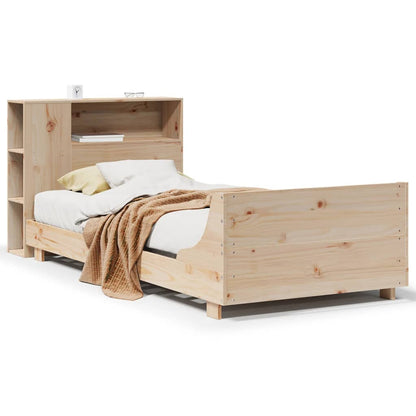 Bed Frame without Mattress 100x200 cm Solid Wood Pine