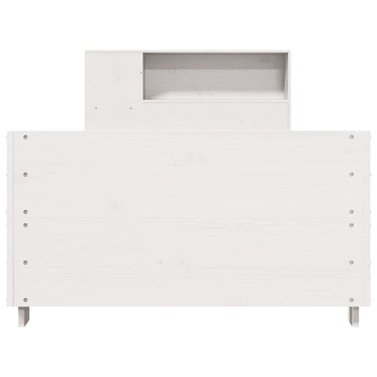 Bed Frame without Mattress White 100x200 cm Solid Wood Pine