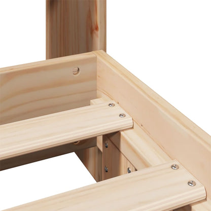 Bed Frame without Mattress 90x190 cm Single Solid Wood Pine