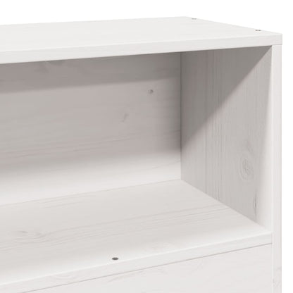Bed Frame without Mattress White 75x190 cm Small Single Solid Wood Pine
