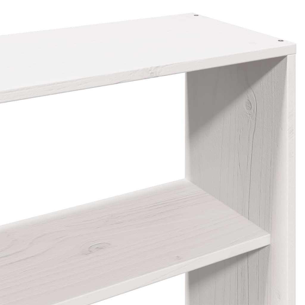 Bed Frame without Mattress White 180x200 cm Super King Solid Wood Pine