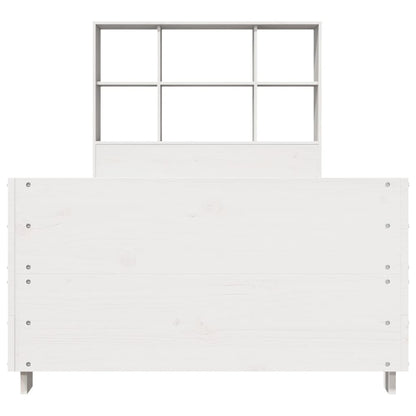 Bed Frame without Mattress White 90x190 cm Single Solid Wood Pine