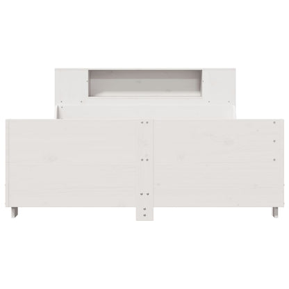 Bed Frame without Mattress White 160x200 cm Solid Wood Pine