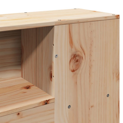 Bed Frame without Mattress 150x200 cm King Size Solid Wood Pine