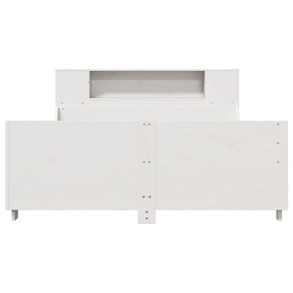 Bed Frame without Mattress White 120x190 cm Small Double Solid Wood Pine
