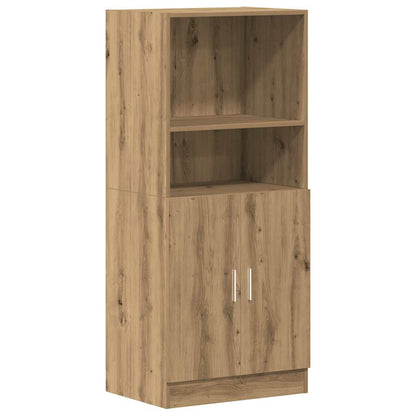 3 Piece Kitchen Cabinet Set Artisian Oak Engineered Wood