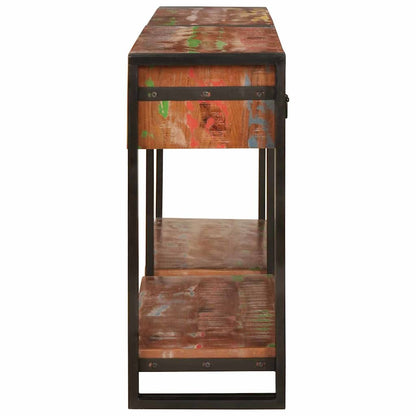 Console Tables Set with Drawer with Shelf 2 pcs Multicolour