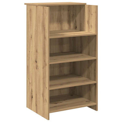 Reception Desk Artisan Oak 135x50x103.5 cm Engineered Wood