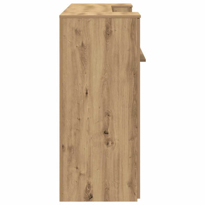 Reception Desk Artisan Oak 180x50x103.5 cm Engineered Wood