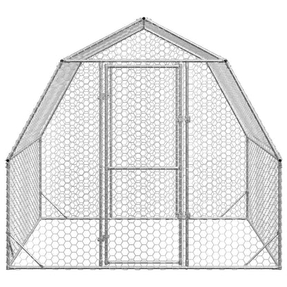 Chicken Run 2.5x2x2.25 m Galvanised Steel
