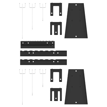 Storage Bench 3 pcs Grey 150 x 1 x 60 cm Powder-coated steel