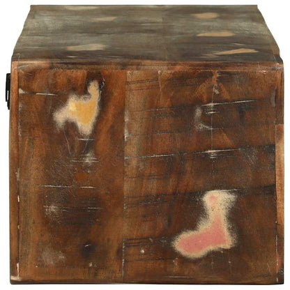 TV Cabinet with Shelf Multicolour Solid Reclaim wood