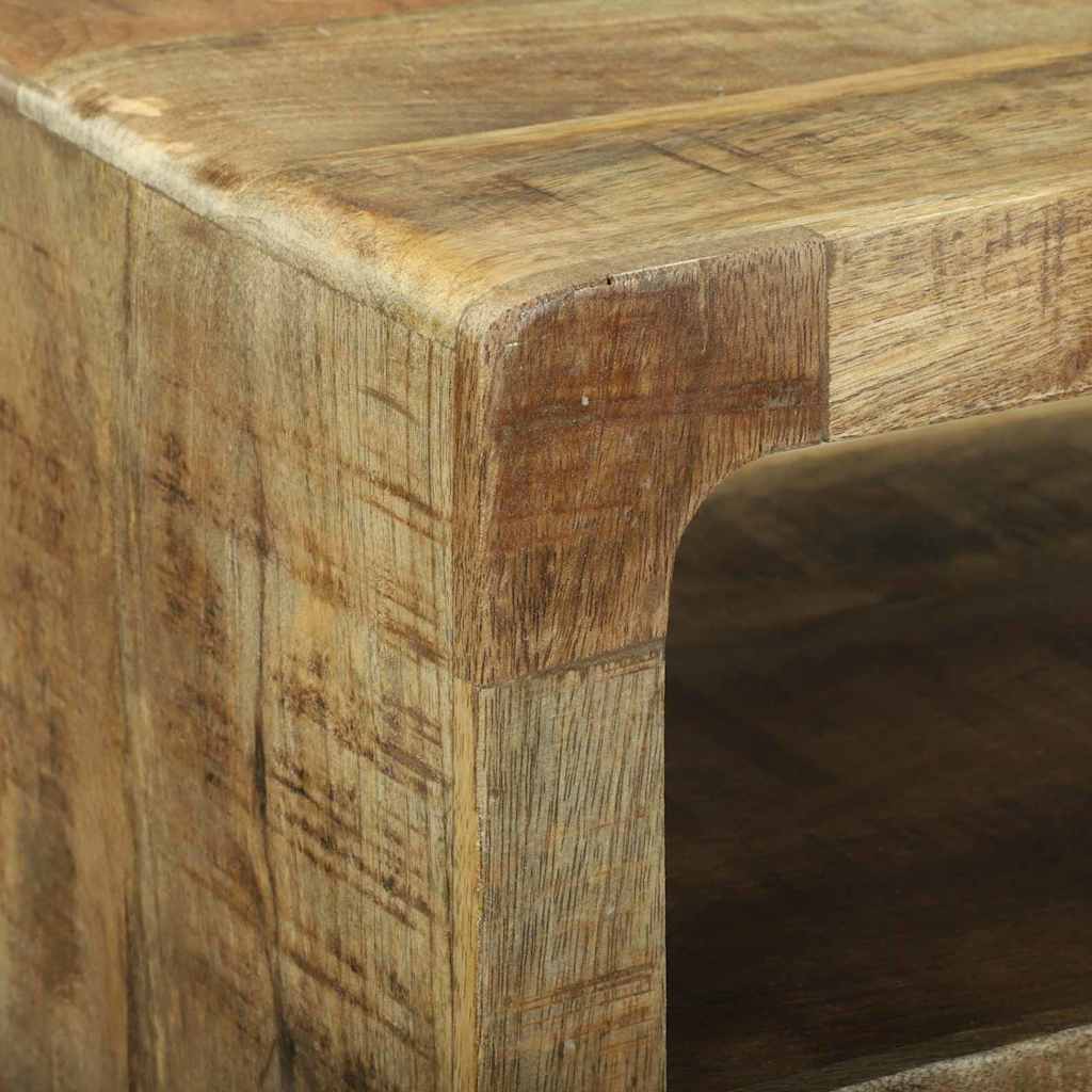 TV Cabinet with Shelf Brown 60 x 32 x 36 cm Solid Mango wood