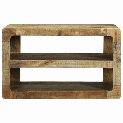 TV Cabinet with Shelf Brown 60 x 32 x 36 cm Solid Mango wood