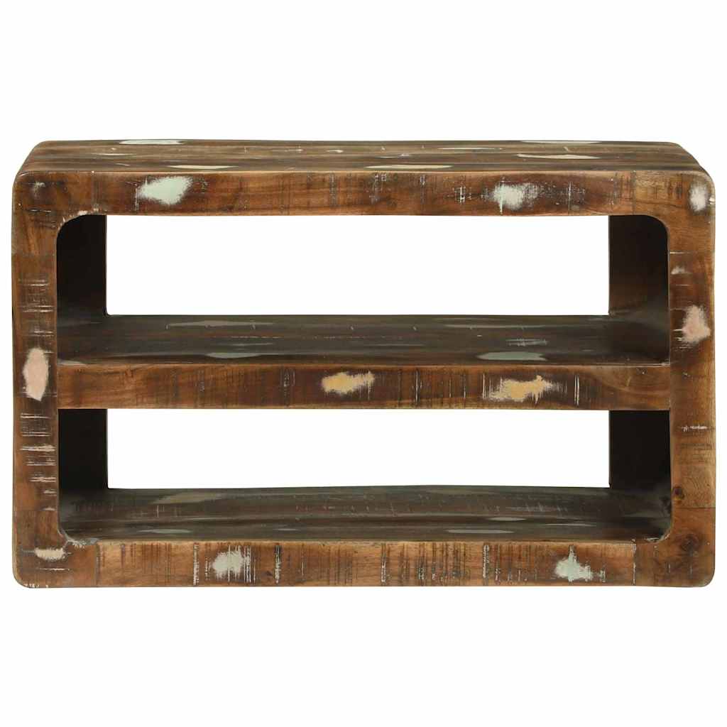 TV Cabinet Multicolour 60 x 32 x 36 cm Solid Reclaim wood