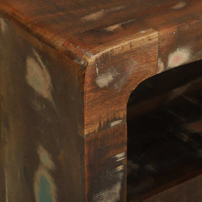 TV Cabinet Multicolour 80 x 32 x 36 cm Solid Reclaim wood