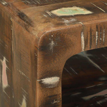 TV Cabinet Multicolour 100 x 32 x 36 cm Solid Reclaim wood