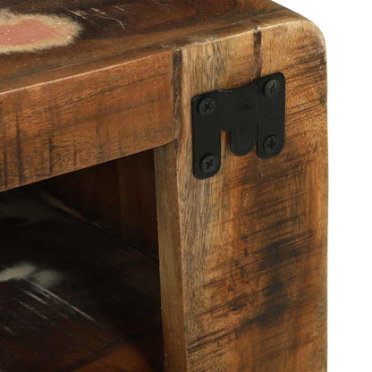 TV Cabinet Multicolour 100 x 32 x 36 cm Solid Reclaim wood