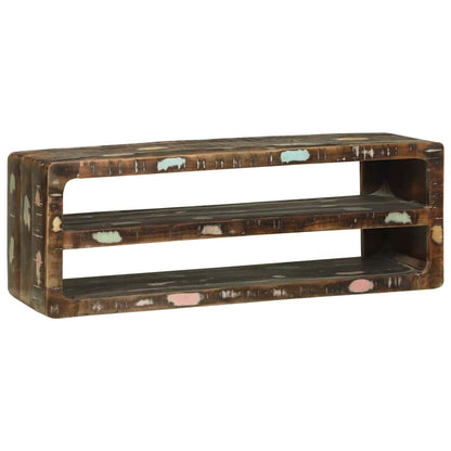 TV Cabinet Multicolour 100 x 32 x 36 cm Solid Reclaim wood