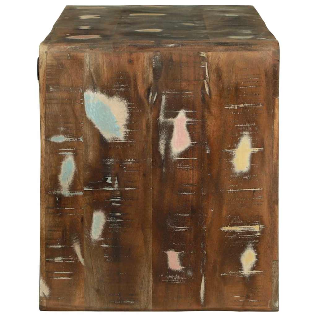 TV Cabinet Multicolour 100 x 32 x 36 cm Solid Reclaim wood