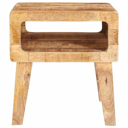 End Tables with Shelf 40 x 32 x 46 cm Solid mango wood