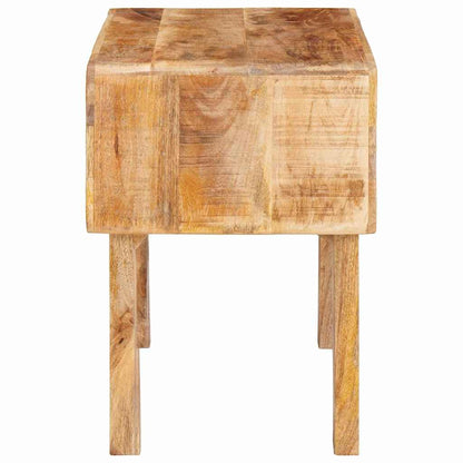 End Tables with Shelf 40 x 32 x 46 cm Solid mango wood