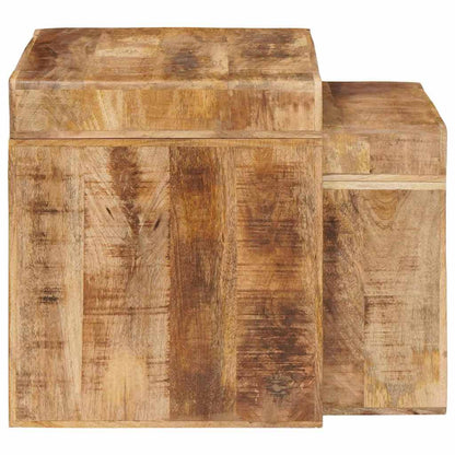 End Tables Brown Solid mango wood