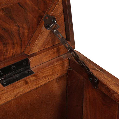 Storage Box with Storage Multicolour Solid reclaimed wood