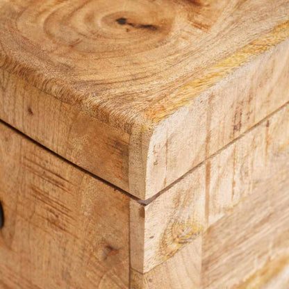 Storage Box with Storage with Lock Solid mango wood